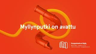 Myllynputki on avattu. Tule kokeilemaan liukuuko se.