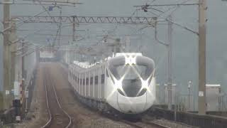 Taiwan Railway EMU3000 [Special Colors] Test Train Down the Slope at Tai-An 【No.8771C】 2023.01.09