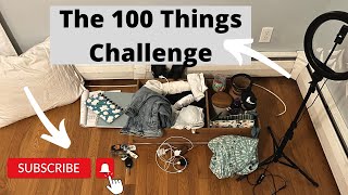 The 100 Things Challenge |  Extreme Minimalism