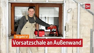 Gipskarton vor einer Außenwand geht das oder droht Schimmel?