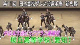 ダンス部選手権新人戦　中日本ビッグクラス優勝校　桜丘高等学校（愛知）