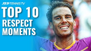 Top 10 ATP Tennis Respect Moments 🤝