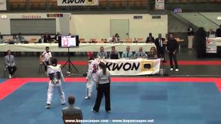 62kg Semi Final (ITA) vs (GER) (5th ETU -21 TKD Championships 2014)