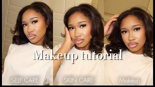 UPDATED MAKEUP ROUTINE LETS TALK SELF CARE💕