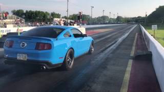 On 3 2011 Single turbo Mustang 5.0 Track Testing