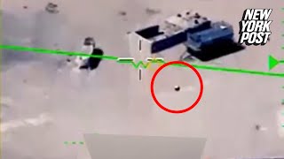 Pentagon releases video of UFO flying over active combat zone in Middle East | New York Post