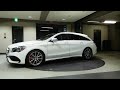 メルセデス amg cla45 4matic シューティングブレーク …ターンテーブルで回転