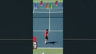 Roger Federer SMASHING targets! 💪