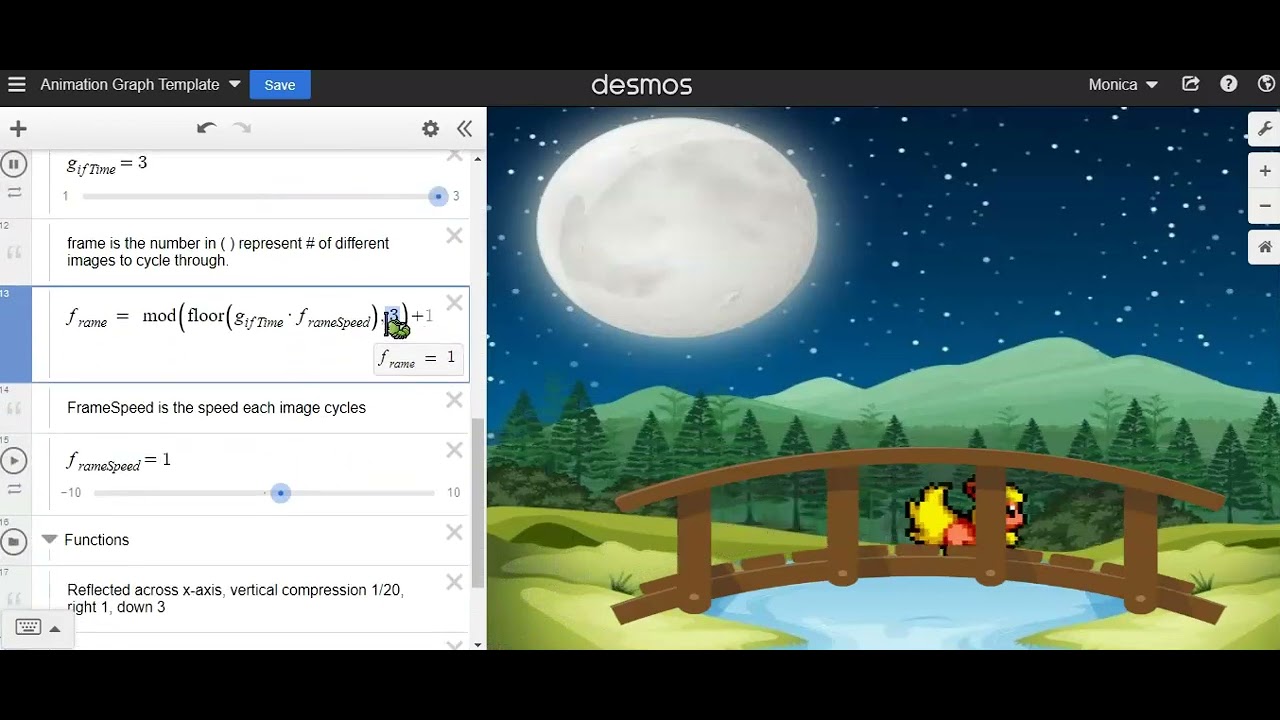 Desmos Animation Activity Youtube