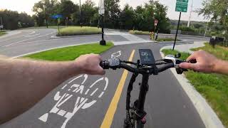 Wildeway FW11 eBike - Riding Downtown Sherbrooke - DJI OSMO Action 3