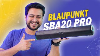 Blaupunkt SBA20 Pro Wireless Soundbar | 25 W Bluetooth Speaker with RGB Lights 🔥