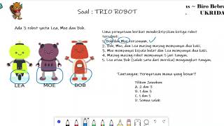 Siap Tantangan Bebras - Trio Robot (SD - 2018)