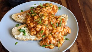 Masala Beans on Toast recipe