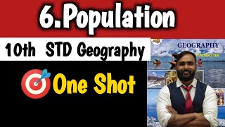 10th GEOGRAPHY | 6.Population | Oneshot 🎯 | PRADEEP GIRI SIR