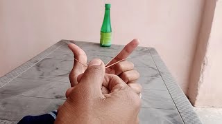 Making A Slingshot Using Rubber And Paper