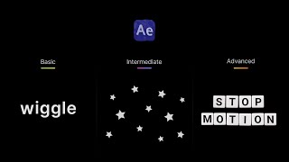 After Effects stop motion tutorial - Basic, Intermediate and Advanced techniques in 3 minutes