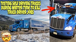 Self Driving Truck Company Tested For 60 Miles & Believes It Can Drive In Winter Time Now