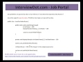 Java Interview Question And Answer Java primitive are passed by value or by reference
