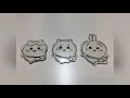 ちいかわをプラバンで作ってみた chiikawa shrinky dinks