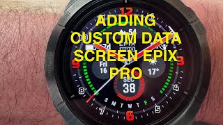 "Master Your Garmin: How to Add Custom Data Screens on Epix Pro & Fenix with Garmin Connect!"
