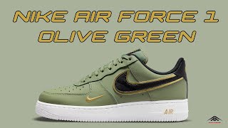 Nike Air Force 1 Third Golden Swoosh in Olive Green Colorway Exclusive Look \u0026 Price 2021