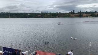 New Zealand Rowing Championships Men's Senior Quad Final - dead heat finish