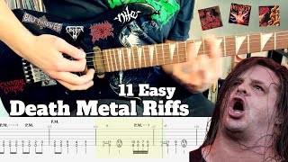 11 Easy Death Metal Riffs for Beginners (with Guitar TAB)