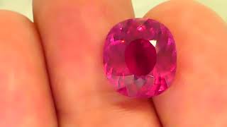 7.75 cts - Top Color Hot Reddish Pink Rubellite!