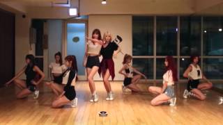 9MUSES - Hurt Locker - mirrored dance practice video - 나인뮤지스 다쳐 안무 연습영상