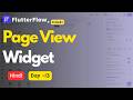 FlutterFlow PageView Widget Day 13 | FlutterFlow tutorial for beginners