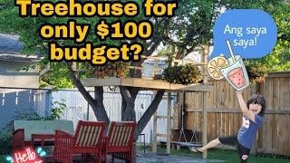 How to make a treehouse for $100 budget only?