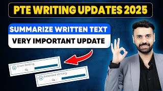 PTE Writing 2025 Update | SUMMARIZE WRITTEN TEXT STRATEGIES, TEMPLATE \u0026 TRICKS | VLE