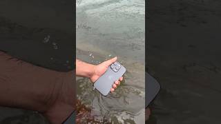 I phone 15 pro waterproof testing in Ganga river😳