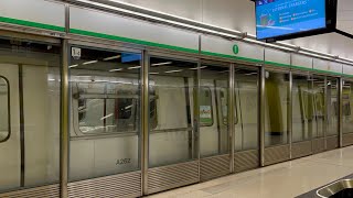 港鐵KTL M-train A262 黃大仙至調景嶺(強剎車鬼叫、異線車行車片段)