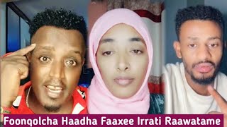 foonqolcha yaali haadha faaxee irrati raawatame