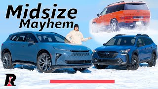 2025 Toyota Crown Signia vs Subaru Outback vs Hyundai Santa Fe Comparison!