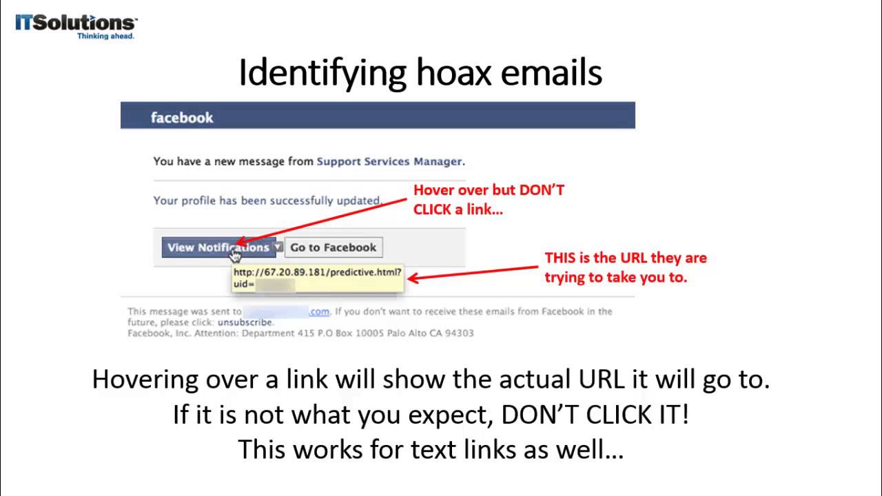 How To Identify Hoax Emails - YouTube