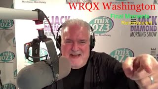 WRQX Washington | Mix 107.3's Final Moments (Facebook Live Video with Reconstructed Audio)