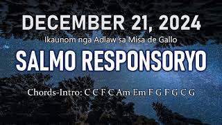 Salmo Responsoryo - December 21, 2024 - with chords