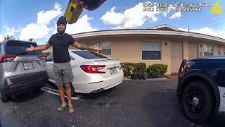 Man Tries Bullying Officers During Traffic Stop