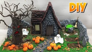 DIY Diorama de Halloween.