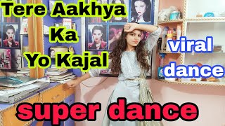 Teri Aakhya Ka Yo Kajal||Dance cover by heena vlogs #viralvideo#youtubeviraldancevideo#dancecover