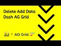 Dash AG Grid - Delete and Add Buttons