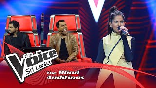 Shihara Sankalpani - Gimhana Kale (ගිම්හාන කාලේ) | Blind Auditions | The Voice Sri Lanka