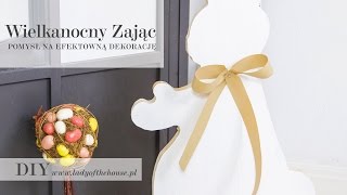 Zając wielkanocny DIY