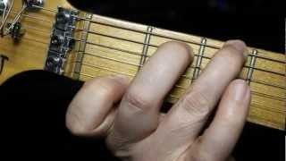 How to play guitar chords - LEFT HANDED absolute beginners guitar lesson