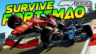 SURVIVE PORTIMAO - F1 2021 Extreme Hardcore Damage Game Mod Portuguese GP
