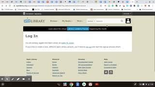 Open Library Navigation Video