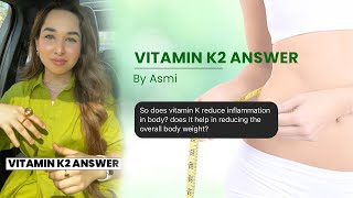 Vitamin K2 for Weightloss | Questions \u0026 Answers | Diaeta by Asmi