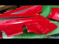 Passion Plus Sports Red Rear Cowls | Hero Honda Passion Plus Seat Cowls Price |TAIL  Panels Price